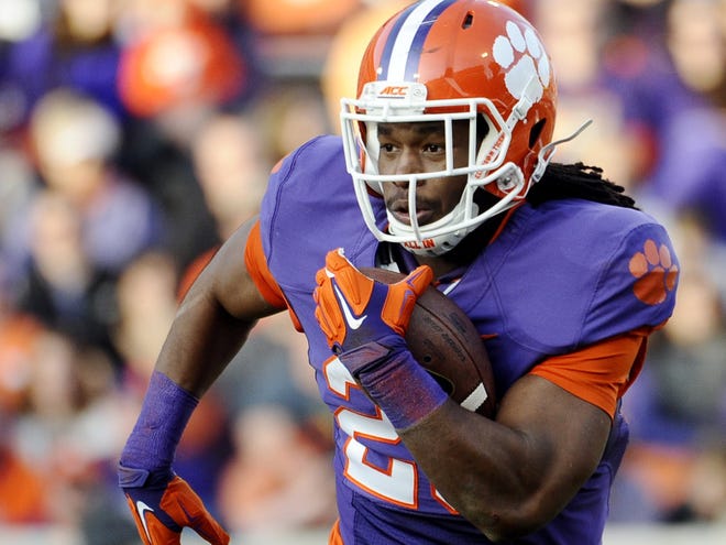 Clemson running back Tyshon Dye rushed for 124 yards and two touchdowns against Georgia State last week.
