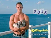 The cover of Hull Seaside Animal Rescue's 2015 “Kittendales” calendar.