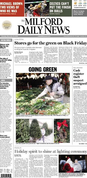 Milford Daily News, Saturday, Nov. 29, 2014