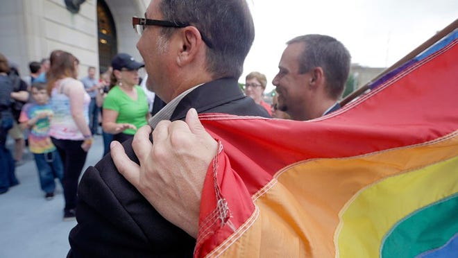 The Palm Beach County Commission is being asked to sign a brief opposing gay marriage. (AP)