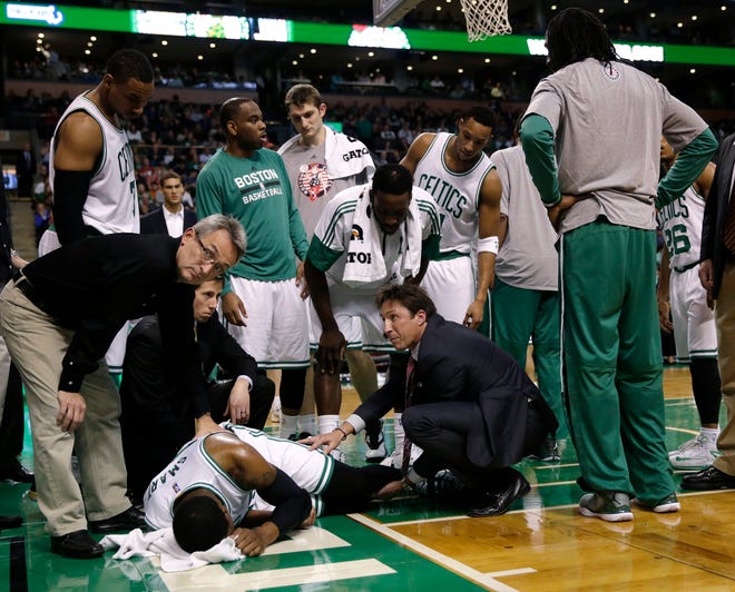 Marcus Smart sprained his ankle Nov. 7. He returned Wednesday.