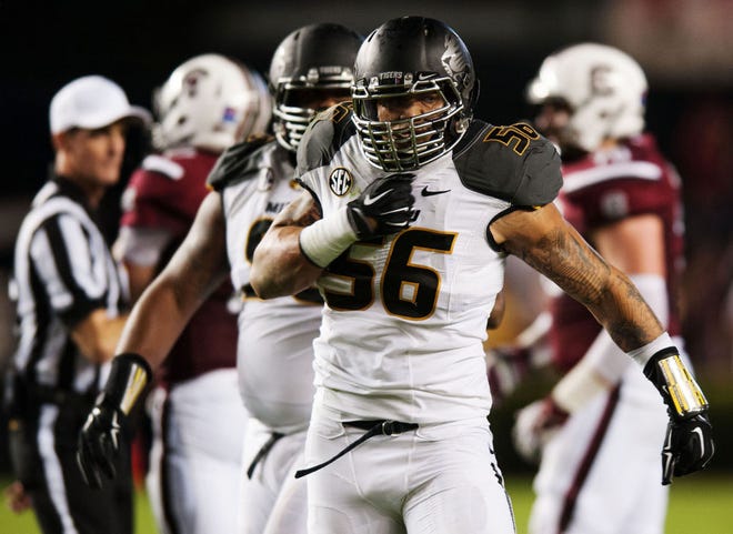 Missouri’s Shane Ray is fourth in the nation with 13 1/2 sacks this season, but he is just one piece of a dominant defensive line.