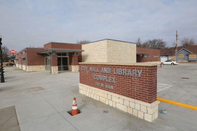 The new Lyons City Hall and Library Complex will have a dedication ceremony Friday, Dec. 5, 2014, at 10 a.m. in Lyons. The new building cost $1.7 million and is located northwest of the courthouse square at 201 West Main.