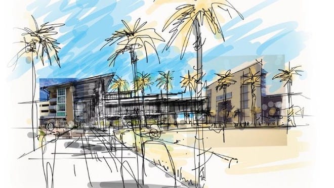 Rendering of FAU’s planned sports complex.