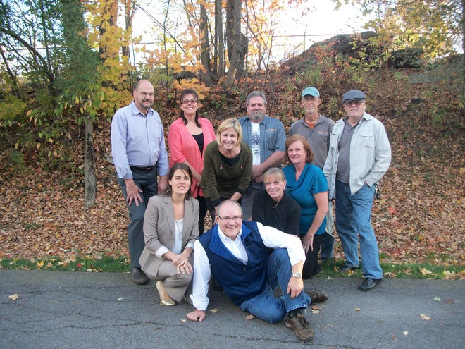 Honesdale Roots & Rhythm elects new board of directors. Pictured in front, clockwise are Meica Drake, vice chair; Lisa Champeau; Ruth Dunn, treasurer; Gail Tucker; Brian Fulp, chairman. In back from left are Bill Bellhorn; Deb Bailey; Randy Kohrs; Jamie Stunkard, secretary; Fred Bergren, ex-officio member.

Photo provided