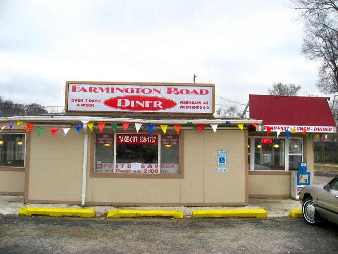 Exterior view of the Farmington Road Diner.