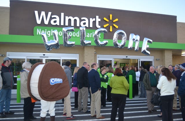 The Wal-Mart Neighborhood Market opened this morning (Dec. 10) in Kings Mountain.