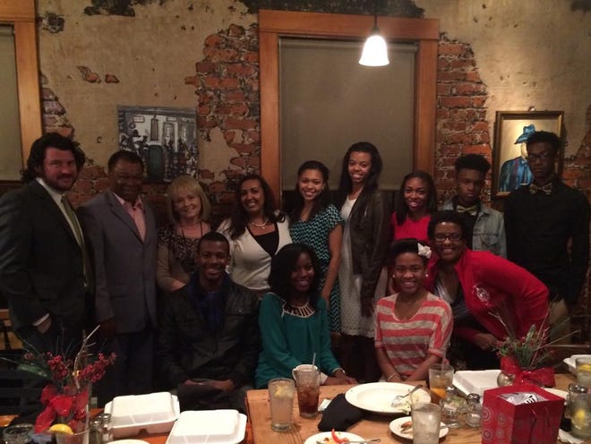 The Donaldsonville Chamber of Commerce Board of Directors and the Mayor’s Youth Advisory Council dined in celebration at the Grapevine last week.