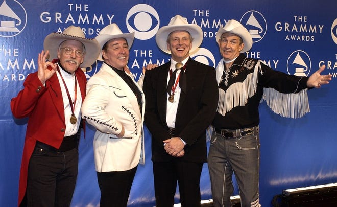 The Orange Blossom Opry in Weirsdale is hosting some big names in January. Marion County resident and Country Music Hall of Famer Mel Tillis will perform Jan. 3; Grammy Award-winning cowboy band Riders in the Sky, pictured, will perform Jan. 9; and Lee Greenwood is scheduled for Jan. 10.
