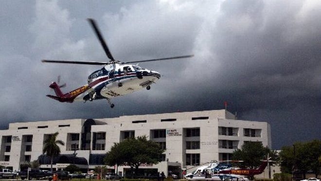 The Health Care District’s Trauma Hawk air ambulance program responds to 6oo to 700 calls a year. Its safety record, so far, is unblemished. (Palm Beach Post)