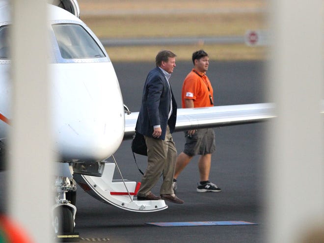 Jim McElwain arrived in Gainesville on Dec. 5, but has been on the road recruiting ever since.