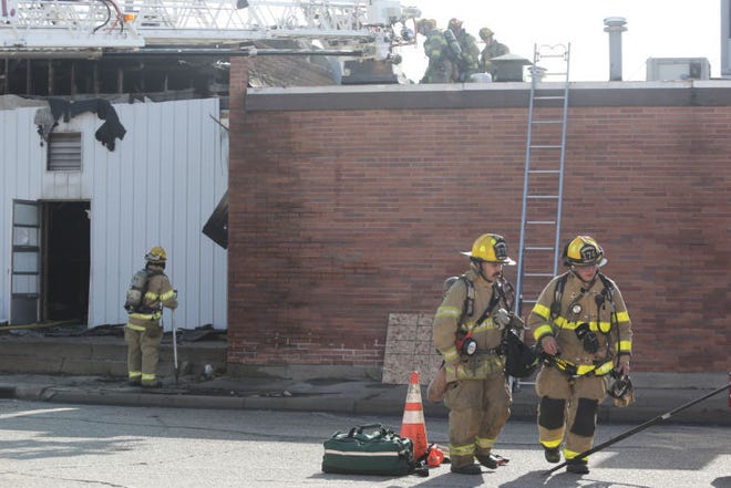 Hutchinson fire department was called out to Ineeda Cleaners located on 13th Avenue and Main Street for the second fire the business has had this week on Saturday, Dec. 20, 2014.