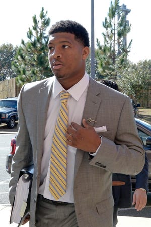 Florida State quarterback Jameis Winston was cleared of any wrongdoing Sunday in a student conduct hearing. THE ASSOCIATED PRESS
