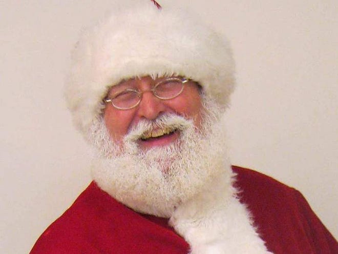 Santa Claus gives a hearty "ho, ho, ho" in preparation for Christmas Eve.