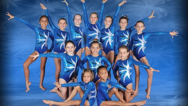 The CATS Gymnastics of Jupiter girls team competed at the 2014 Level 3 USAG state meet Dec. 13-14 in Fort Myers. (Photo provided by CATS Gymnastics of Jupiter)