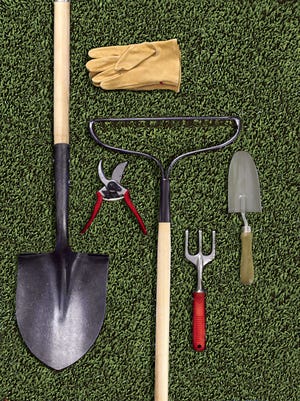 January is a great time to clean up and repair garden tools.