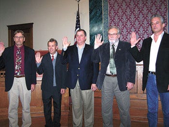 The St. Joseph County Board of Commissioners has plenty of work ahead in 2015. Getting sworn in Dec. 16 to two-year terms are Al Balog, Rick Shaffer, John Dobberteen, Robin Baker and Don Eaton.