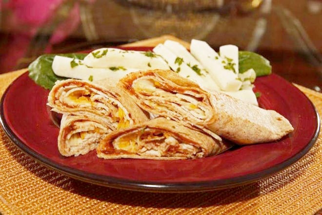 TURKEY and black bean burritos will warm you up on a cool night.