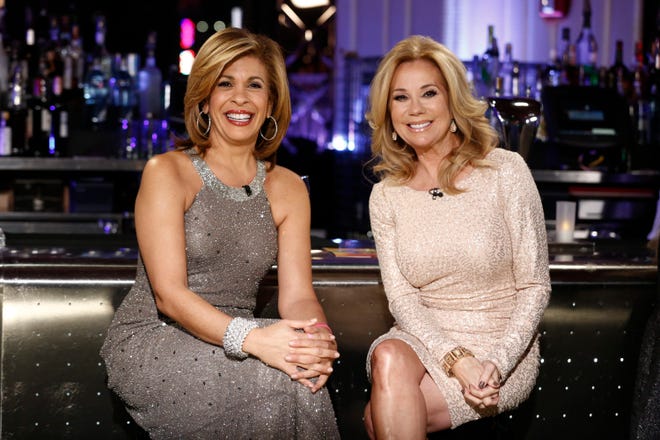 "A Toast to 2014!" is hosted by Kathie Lee Gifford, right, and Hoda Kotb. The wrapup airs on NBC at 8 p.m. NBC photo