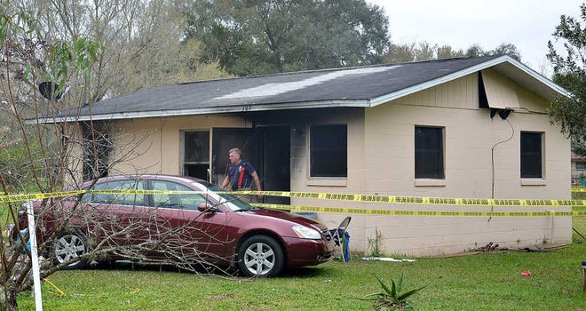 A house in Hastings caught fire Thursday morning, leaving a child injured.