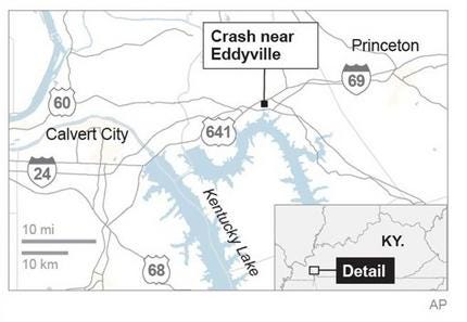 Map locates Eddyville, Kentucky.; 2c x 3 inches; 96.3 mm x 76 mm;