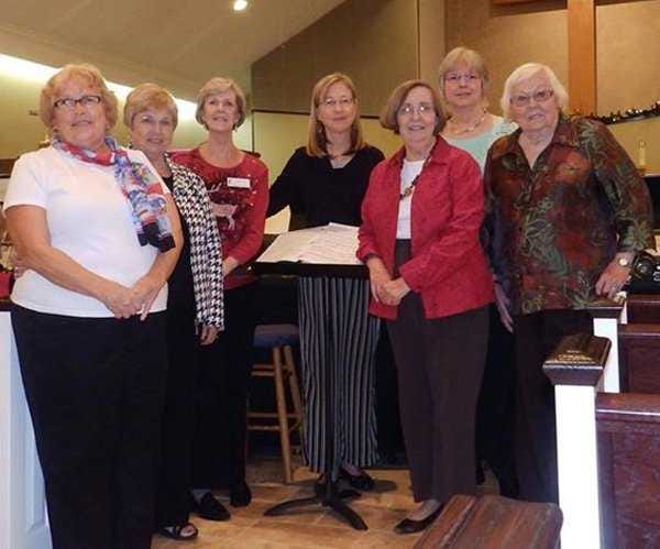 Provided by Nancy Rushton The 2015 officers of Mandarin United Methodist Women - Carol Lokenberg (from left), Glenda Spickelmier, Merrie Mogle, Jodi Hunter, Melissa Trawick, Jean Ehrlich and Fredi Olson.