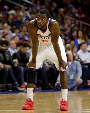 The 76ers' Tony Wroten during a 2014-15 game against the Celtics.