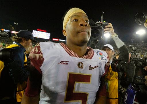 Florida State quarterback Jameis Winston has announced his intention to enter the NFL Draft.