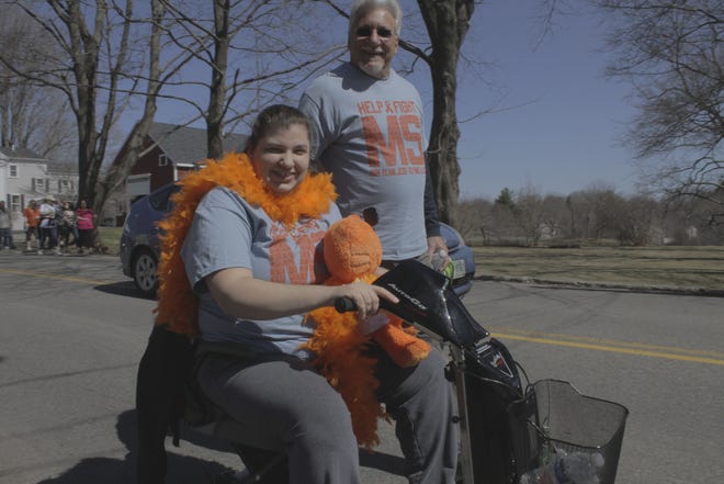 Courtesy photo/National MS Society

Jessica Pascale and her father Nick Pascale taking part in Walk MS: Portland 2014.