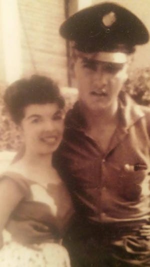 Katie Burke: This is my beautiful grandmother with Elvis in Germany! I guess I should also add that this was taken in 1959. He did many concerts for our troops.
Tammy Hamilton Freeman: As a 47-year-old, not many of my same aged friends can say this — I saw Elvis LIVE in Atlanta. It was the next to last concert he ever gave. He went to Vegas from here. I remember seeing my mother cry when he was performing.