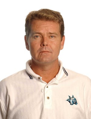 Augusta Lynx head coach Jim Burton. Headshot taken on Tuesday, October 8, 2002. 10/8/02 Sports Andrew Davis Tucker