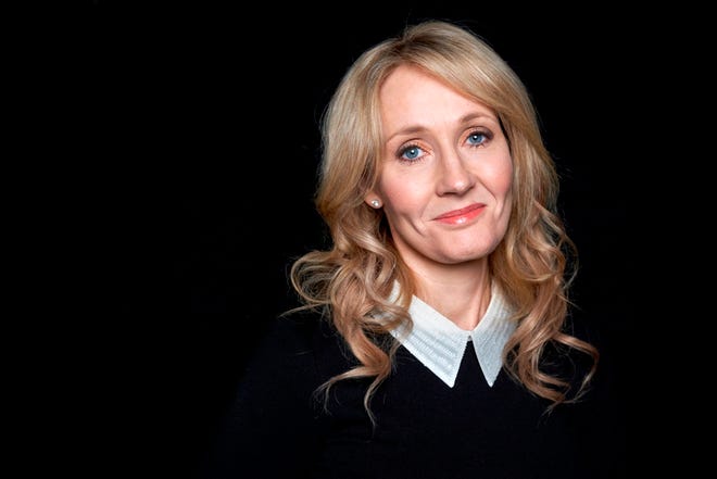 This Oct. 16, 2012, file photo shows author J.K. Rowling at an appearance at The David H. Koch Theater in New York.