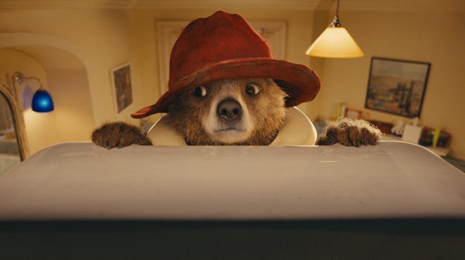 The classic Peruvian stuffed bear, voiced by Ben Whishaw, comes to life in the charming "Paddington."