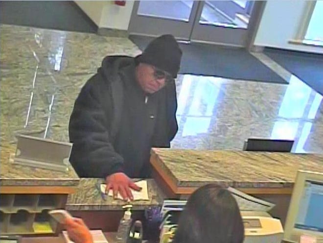 Mount Holly police released this image of a man who robbed the Beneficial Bank on Route 541 Tuesday morning.