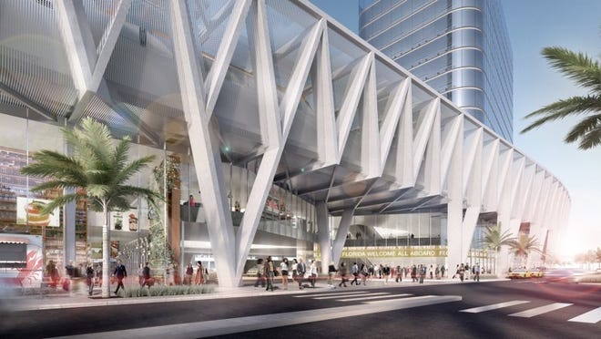 All Aboard Florida’s downtown Miami station will include an skyscraper and 11.2 acres of development.