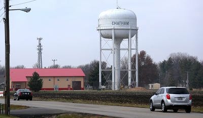 The Chatham water tower along Walnut Street in Chatham. File/The State Journal-Register