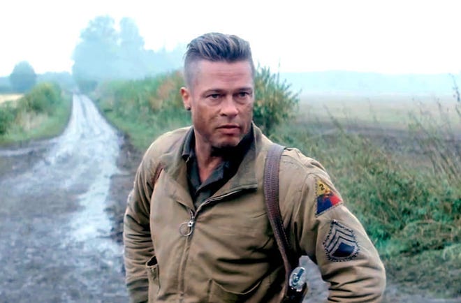 Brad Pitt stars in "Fury," the top rental and best-selling DVD.