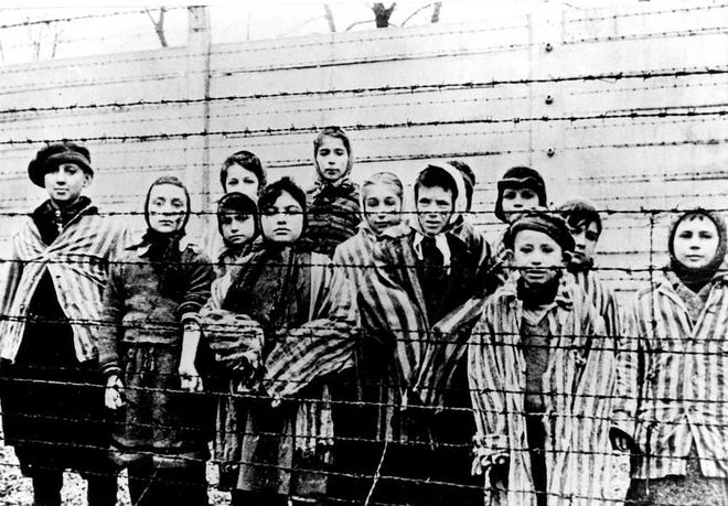 Associated Press file photoA picture taken in January 1945 shows children in the Auschwitz Nazi concentration camp. It took the Nazis seven years to kill 6 million Jews. A nuclear Iran could do it in a day.