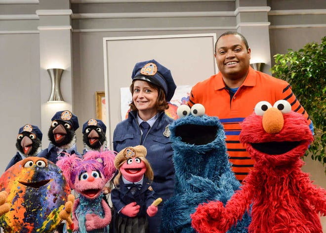 PROVIDED PHOTO Rachel Dratch, center, of "Saturday Night Live" stars in "The Cookie Thief." Amarillo Public Library, in partnership with Panhandle PBS and Amarillo Museum of Art, will screen the new Cookie Monster special Saturday at the library's Downtown Branch. Snacks and crafts are planned.