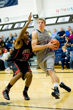 Zach Rockers — shown as a sophomore in 2013 — has upped his level of play in his senior season, leading Columbia College with averages of 13 points and 5.5 rebounds per game.