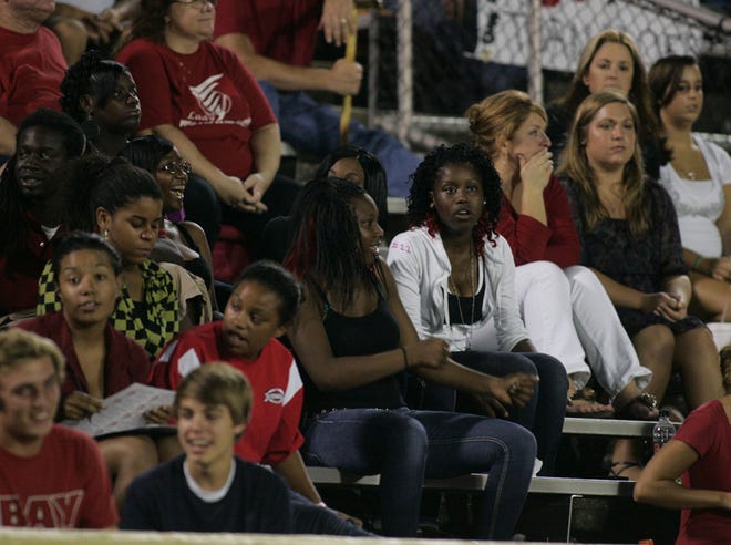 Spectators at a past game at Tommy Oliver Stadium. Renovations set to begin July 1 have been delayed.