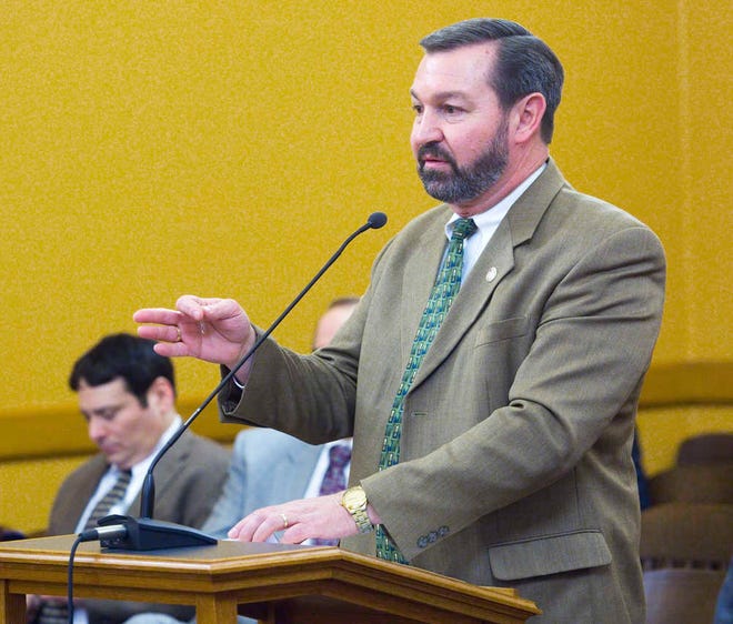 Professors and other university employees would not be able to criticize lawmakers, the governor or other elected officials in letters to the editor if they use their official titles, under legislation introduced in the Legislature. While Rep. Virgil Peck, R-Tyro, initially said he didn't introduce the bill, after Rep. Steve Huebert, R-Valley Center, said Peck offered the bill, Peck later said, "I introduce bills in committee sometimes when I'm asked out of courtesy. It's not because I have any skin in the game or I care about it. I'm not even sure I introduced it but if he said I did, I did."