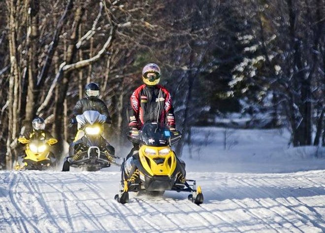 Snowmobilers hit the trails in Old Forge. GATEHOUSE NEW YORK FILE PHOTO