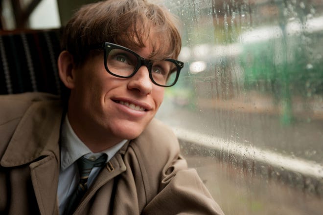 This image released by Focus Features shows Eddie Redmayne as Stephen Hawking in a scene from "The Theory of Everything." (Focus Features, Liam Daniel)