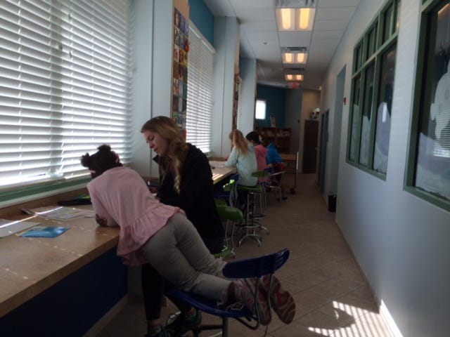National Honor Society students at Pedro Menendez High School started donating a couple hours of their Saturdays to tutoring elementary students.
