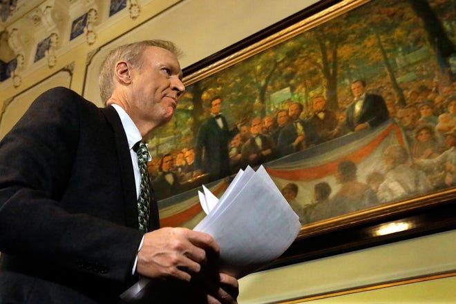 Illinois Gov. Bruce Rauner is seeking authority to move money in the state budget.