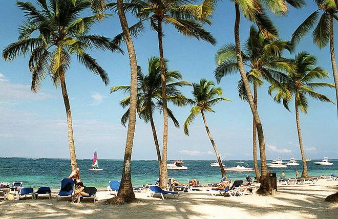 The beaches of Punta Cana in the Dominican Republic are popular with travelers looking to escape Ohio's winter weather.