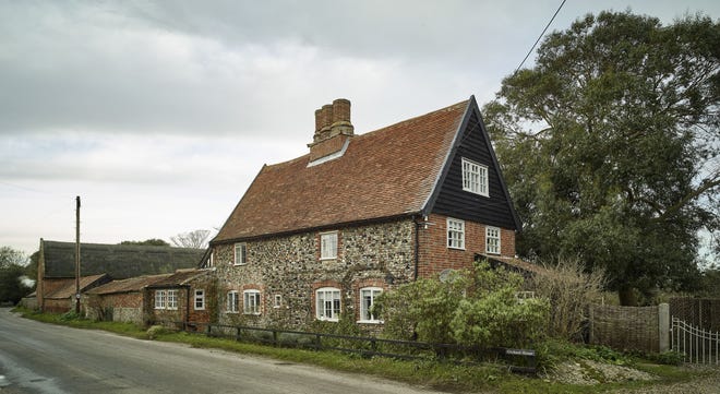 A cottage, the second home of the novelist Esther Freud, on the Suffolk coast in Walberswick, England. Built around 1700, the sturdy four-bedroom cottage with a red tile roof serves as a retreat for her and her family, and her trips to Walberswick inspired her latest novel, "Mr. Mac and Me."