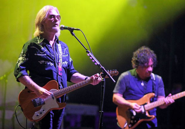 Daryl Hall, left, and John Oates of the rock band Hall & Oates will perform May 2 at Stage AE.
