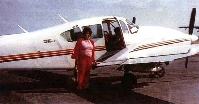 Provided by the family of Betty Jean Jones This is Jacksonville native Betty Jean Jones after she had advanced to become an official for the Federal Aviation Administration.